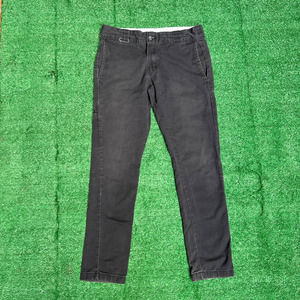 DICKIES PANTS BLACK CHARCOAL SKINNY STRAIGHT FIT SZ 30X30
